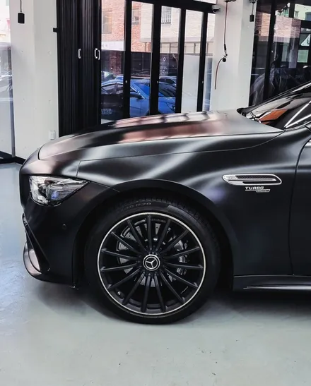 수원 AMG GT43 사틴블랙 전체랩핑 잘하는곳_PTL랩스 / 수원 호매실동
