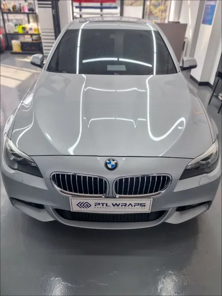 수원랩핑 BMW 5시리즈 전체랩핑 루프스킨 랩핑 / 수원 호매실동