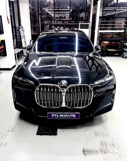 수원랩핑 BMW 7시리즈 크롬죽이기 740i 신차패키지 [PTL 랩스] / 수원 호매실동