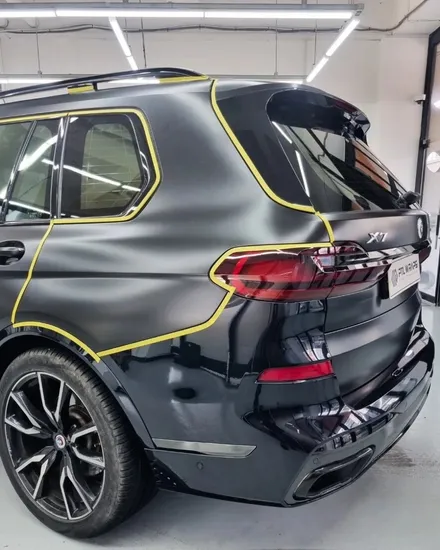 사고보험수리 BMW 사틴블랙 X7 랩핑 수원랩핑 [ PTL 랩스 ] / 수원 호매실동