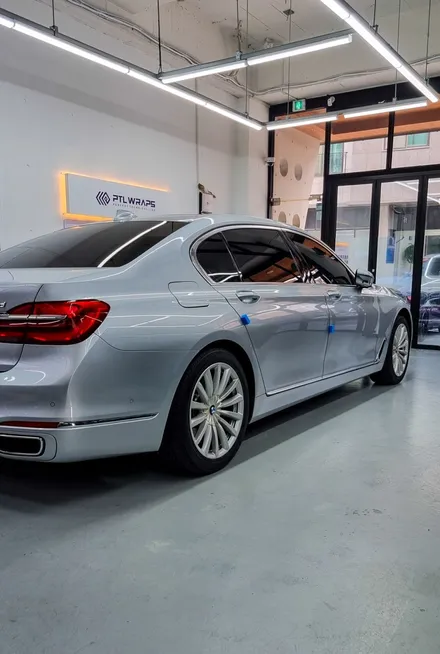 수원 플래그쉽 세단 7시리즈에는 블랙으로 전체 랩핑_PTL랩스 / 수원 호매실동