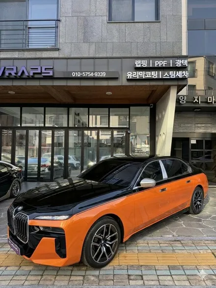 7시리즈 그냥타면 심심하지 인디비주얼 투톤 수원에서 랩핑 / 수원 호매실동