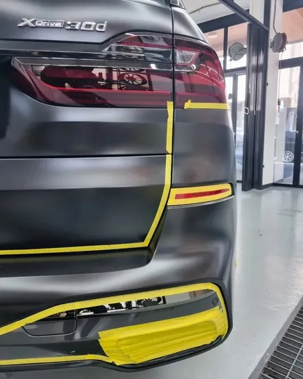 사고보험수리 BMW 사틴블랙 X7 랩핑 수원랩핑 [ PTL 랩스 ] / 수원 호매실동