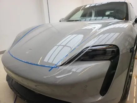 퍼플엑스 포르쉐 타이칸 크로스 투리스모 클리프 디자인 옥타곤 전체 PPF / 솔라가드 차콜 전체 썬팅 작업기