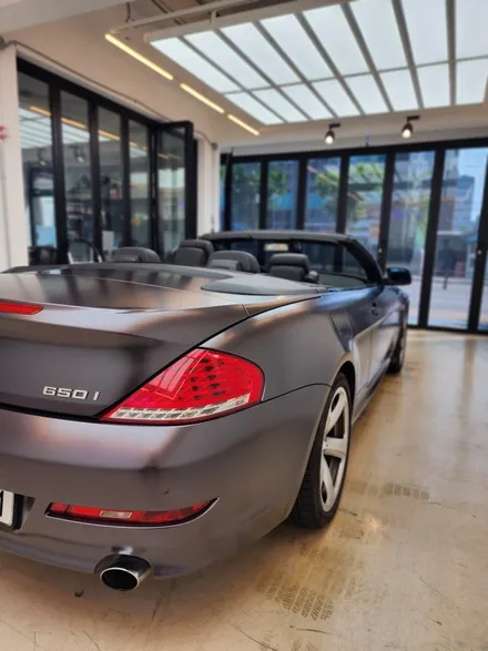 올드카는 도색보단 랩핑!! BMW 650i E64 컨버터블 전체랩핑 / 강서, 염창, 등촌