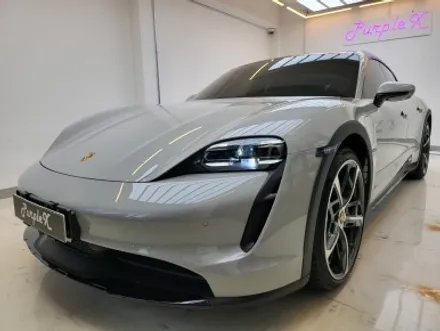 퍼플엑스 포르쉐 타이칸 크로스 투리스모 클리프 디자인 옥타곤 전체 PPF / 솔라가드 차콜 전체 썬팅 작업기