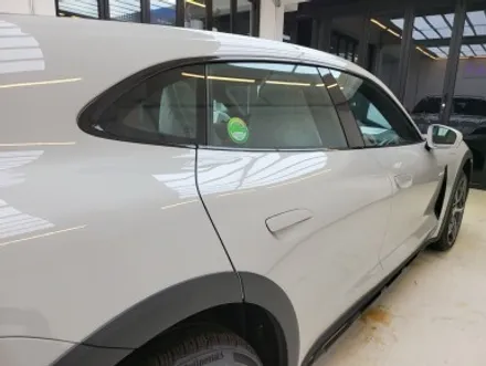 퍼플엑스 포르쉐 타이칸 크로스 투리스모 클리프 디자인 옥타곤 전체 PPF / 솔라가드 차콜 전체 썬팅 작업기