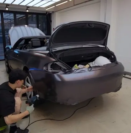 올드카는 도색보단 랩핑!! BMW 650i E64 컨버터블 전체랩핑 / 강서, 염창, 등촌