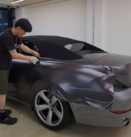 올드카는 도색보단 랩핑!! BMW 650i E64 컨버터블 전체랩핑 / 강서, 염창, 등촌