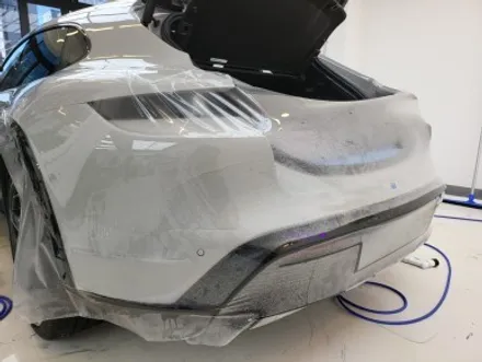 퍼플엑스 포르쉐 타이칸 크로스 투리스모 클리프 디자인 옥타곤 전체 PPF / 솔라가드 차콜 전체 썬팅 작업기