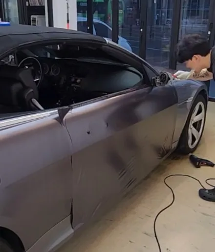 올드카는 도색보단 랩핑!! BMW 650i E64 컨버터블 전체랩핑 / 강서, 염창, 등촌