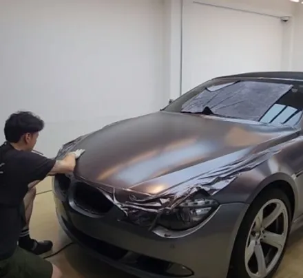 올드카는 도색보단 랩핑!! BMW 650i E64 컨버터블 전체랩핑 / 강서, 염창, 등촌