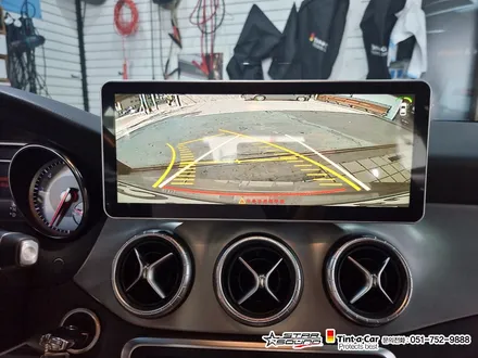 ☆스타사운드☆ 벤츠 CLA m2c 200a  12.3인치모니터의  안드로이드 셋탑 네비게이션 장착  작업시간 2시간이면 충분 합니다.