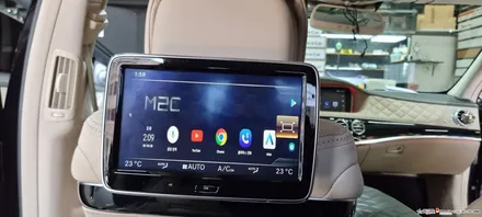 ☆스타사운드☆ 벤츠 S클래스 마이바흐 안드로이드 올인원 m2c 200a plus 셋탑내비게이션 장착 2시간이면 충분합니다