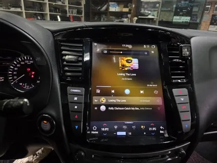 인피니티 QX60 네비게이션 업그레이드 안드로이드 올인원 시공 완료