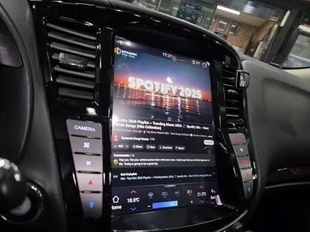 인피니티 QX60 네비게이션 업그레이드 안드로이드 올인원 시공 완료