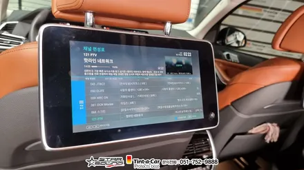 ☆스타사운드☆ BMW X7  주행중에도 고화질 시청 가능한 스카이라이프 LTE 장착 작업시간 3~4시간이면 충분 합니다.