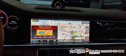 ☆스타사운드☆ 포르쉐 파나메라 GTS 안드로이드 올인원 M2C 200A 내비게이션 셋탑 매립장착 2시간이면 충분합니다!