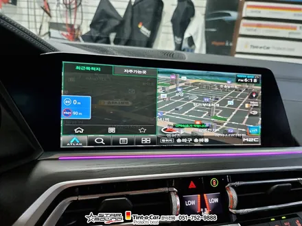 ☆스타사운드☆ BMW X7  안드로이드 셋탑 내비게이션 장착 후석모니터연동 까지  M2C 200A PLUS 작업시간 3시간