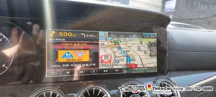 ☆스타사운드☆ 부산 벤츠CLS 400 c257 안드로이드 셋탑 올인원 내비게이션 M2C200A PLUS 장착시간 2시간이면 충분합니다
