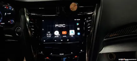 ☆스타사운드☆ 캐딜락CTS 안드로이드셋탑 M2C200A 장착 2시간이면 충분합니다.