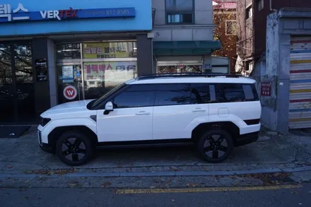 디올 뉴 싼타페 mx5 하이브리드 루마 버텍스 신차 패키지 신차 검수 진행 전면 측후면 파노라마 전체 썬팅 시공 / 서울 관악