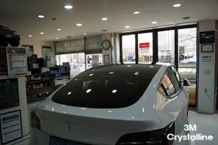 서울 관악구  썬팅 테슬라 모델 Y 3M 크리스탈라인 최고필름 선택 전면 CR40 측후면 CR20 가장 많이 하시는 시공스타일 / 서울 관악
