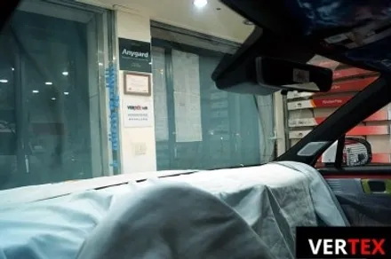 디올 뉴 싼타페 mx5 하이브리드 루마 버텍스 신차 패키지 신차 검수 진행 전면 측후면 파노라마 전체 썬팅 시공 / 서울 관악