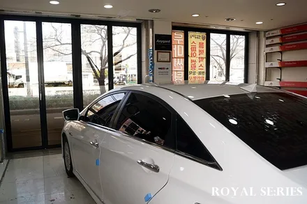 쏘나타 하이브리드 로얄시리즈 썬팅  -심한  기포 발생 전체 시공 / 서울 관악