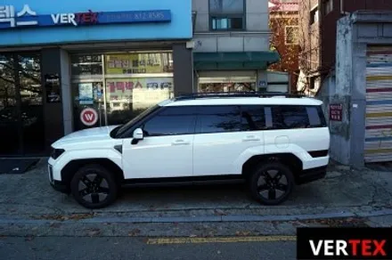 디올 뉴 싼타페 mx5 하이브리드 루마 버텍스 신차 패키지 신차 검수 진행 전면 측후면 파노라마 전체 썬팅 시공 / 서울 관악