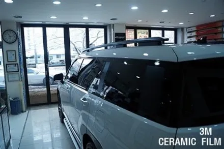 3M 세라믹 전체 썬팅 시공 디올 뉴 싼타페 신차 탁송 신차 검수  생활 ppf 유리막 시공 완료 / 서울 관악