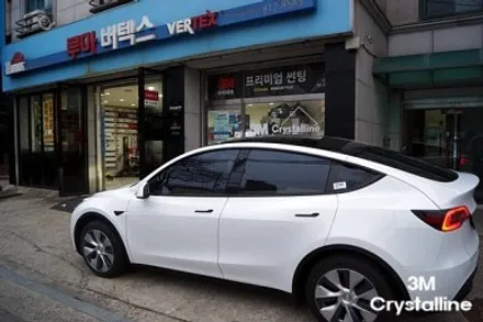 테슬라 모델 Y 3M 크리스탈라인 전체 40% 선택 .. 어떤 느낌 날까요?  3M 관악점 / 서울 관악