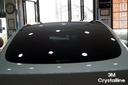 서울 관악구  썬팅 테슬라 모델 Y 3M 크리스탈라인 최고필름 선택 전면 CR40 측후면 CR20 가장 많이 하시는 시공스타일 / 서울 관악