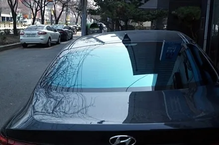 [변형, 기포 ] 그랜저 ig 뒷유리 기포 완벽 제거 후 로얄시리즈 801 틴팅: 특별한 색상의 선택. 관악썬팅 / 서울 관악