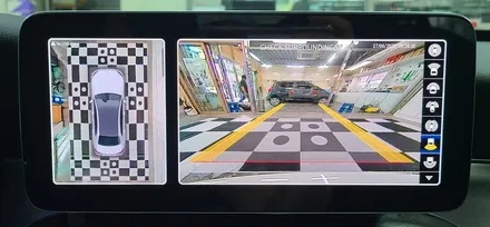 벤츠C250에 어라운드뷰 서라운드뷰/플러스뷰(3D Plus view)