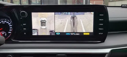 K5/DL3 어라운드뷰 Super vue(슈퍼뷰) 고화질 순정모니터 연동+보조배터리(케어셀CX6A)-어라운드뷰 전문장착점 더네비