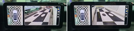 벤츠C250에 어라운드뷰 서라운드뷰/플러스뷰(3D Plus view)