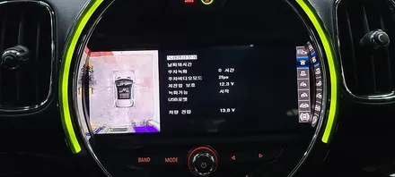 미니 컨트리맨 - 어라운드뷰(슈퍼뷰) + 후측방경보 시스템 (S-RADAR) + BSM광각미러   \