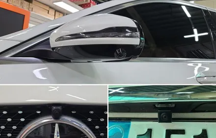 벤츠C250에 어라운드뷰 서라운드뷰/플러스뷰(3D Plus view)
