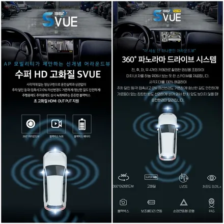 인천 부평어라운드뷰 - 더뉴K7 360° Super HD SVUE 어라운드뷰 (슈퍼뷰)장착