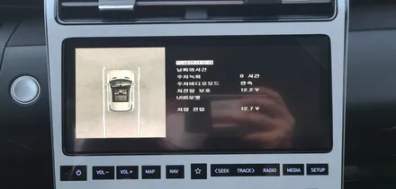 【투싼 NX4 어라운드뷰】 Super vue(슈퍼뷰) 고화질 순정모니터 연동-인천 어라운드뷰 전문 장착점 더네비