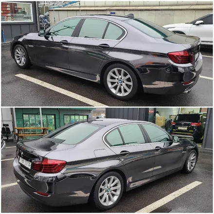부평썬팅 - 해머슨H8 반사필름 시공(BMW520 - 썬팅 재시공)