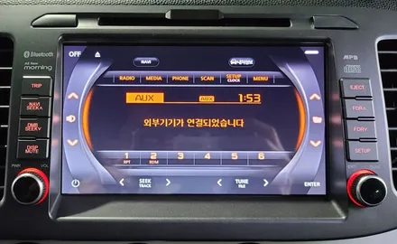 모닝 어라운드뷰(슈퍼뷰) + 8인치 안드로이드네비(M2C-8100A) 매립 - 인천 어라운드뷰 전문장착점 더네비