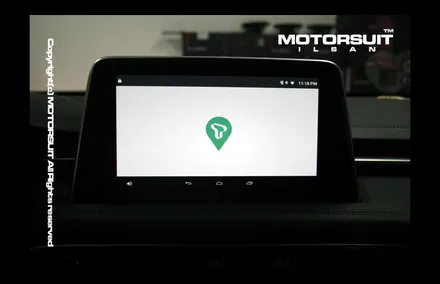 [ 제네시스 G70 네비매립 ] 제네시스 G70 안드로이드 셋탑 네비게이션 \