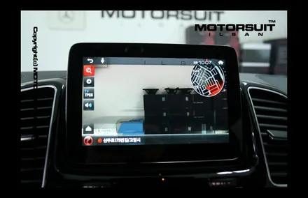 [ 벤츠 GLE 63AMG 네비매립 & 보조배터리 에코파워팩 시공 ] / 고양시 식사동