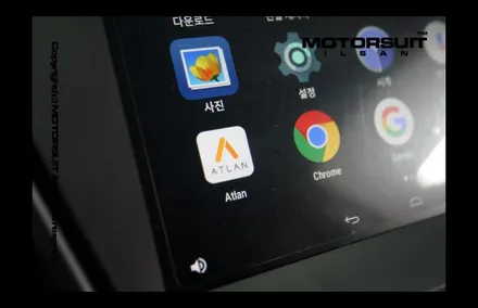 [ 싼타페 네비매립 ] 싼타페DM 더프라임 순정 네비게이션 연동 안드로이드 셋탑 \