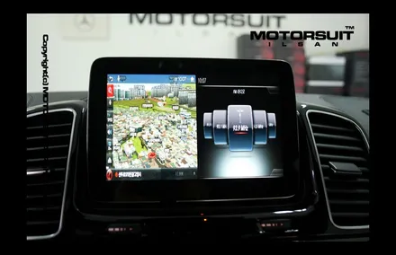 [ 벤츠 GLE 63AMG 네비매립 & 보조배터리 에코파워팩 시공 ] / 고양시 식사동