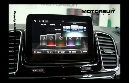 [ 벤츠 GLE 63AMG 네비매립 & 보조배터리 에코파워팩 시공 ] / 고양시 식사동