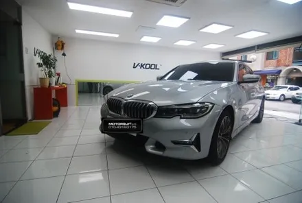 BMW 3시리즈 썬팅 재시공 일산 틴팅 모토슈트 / 고양시 식사동