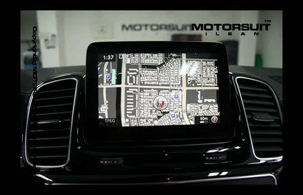 [ 벤츠 GLE 63AMG 네비매립 & 보조배터리 에코파워팩 시공 ] / 고양시 식사동